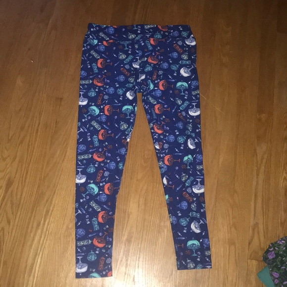 candy/cookie navy blue patterned lularoe - Picture 3 of 5